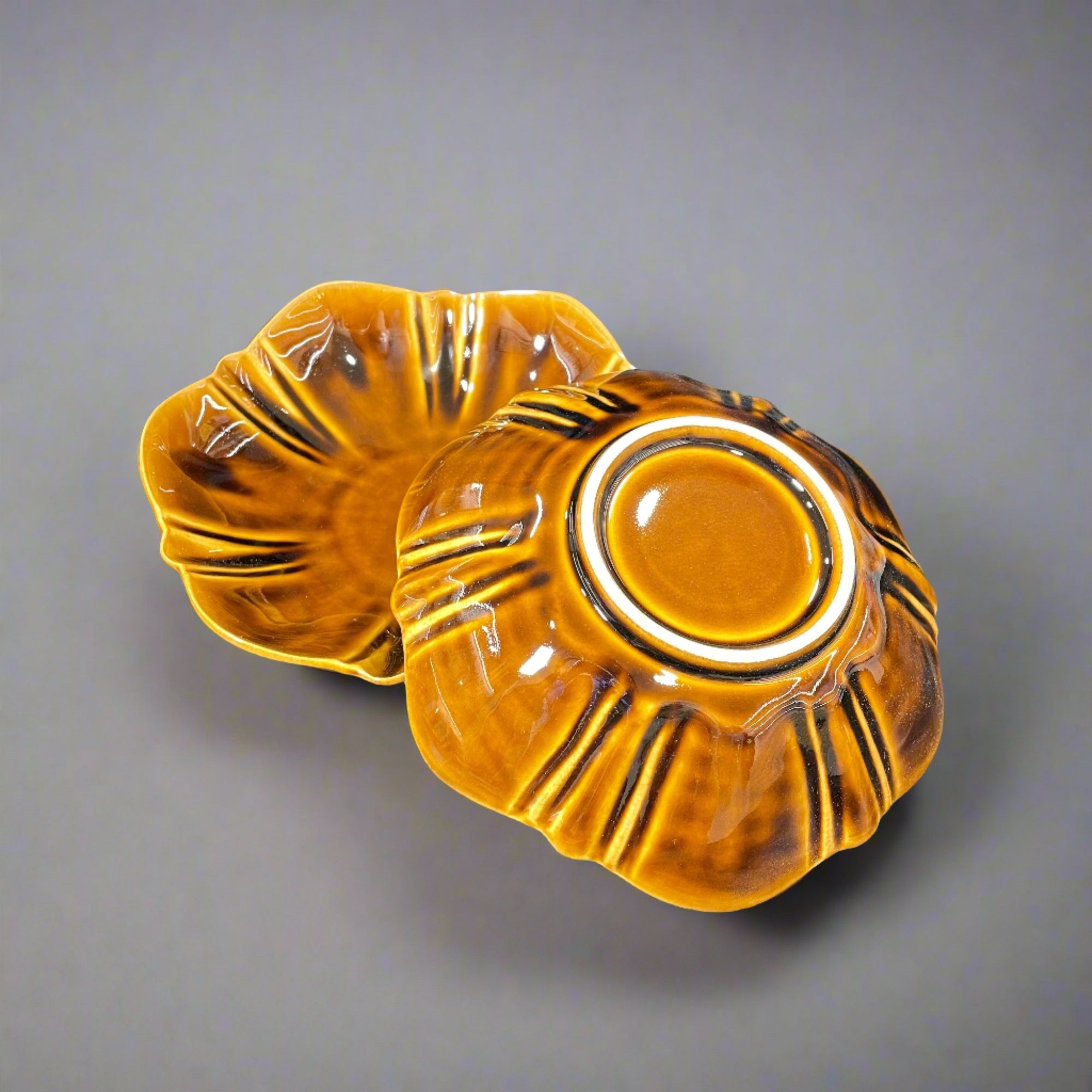 Ichiyama Amber Glaze Deep Plate