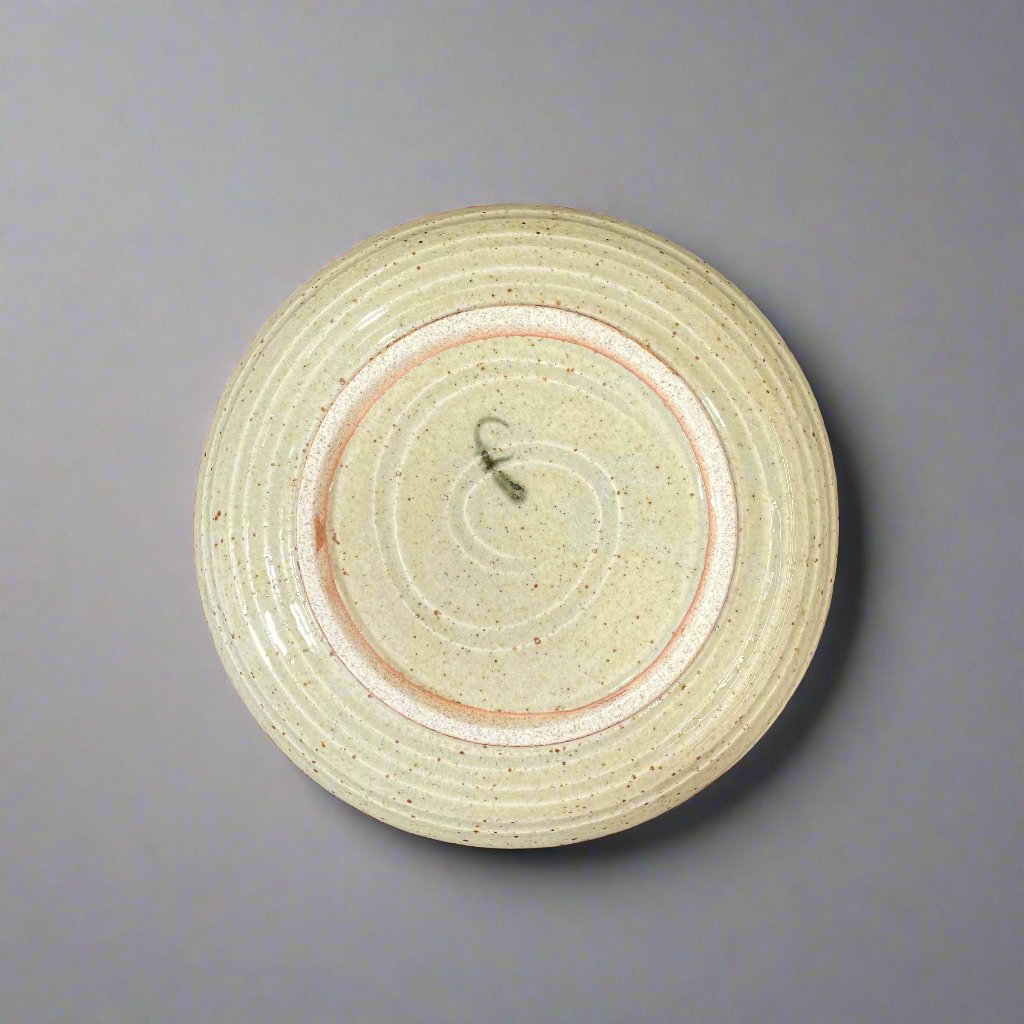 Ichiyama Crackle Green Glaze Plate