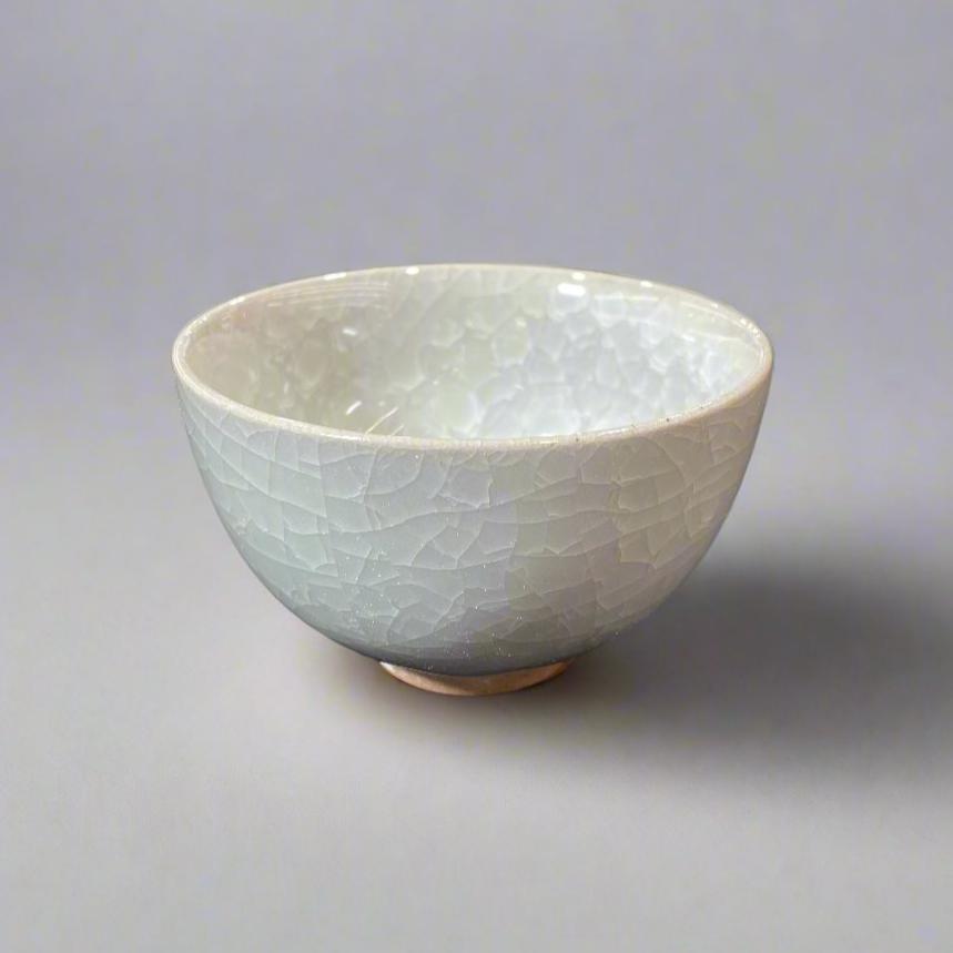Fukui Craft Cracked Glaze Tea Cup - White