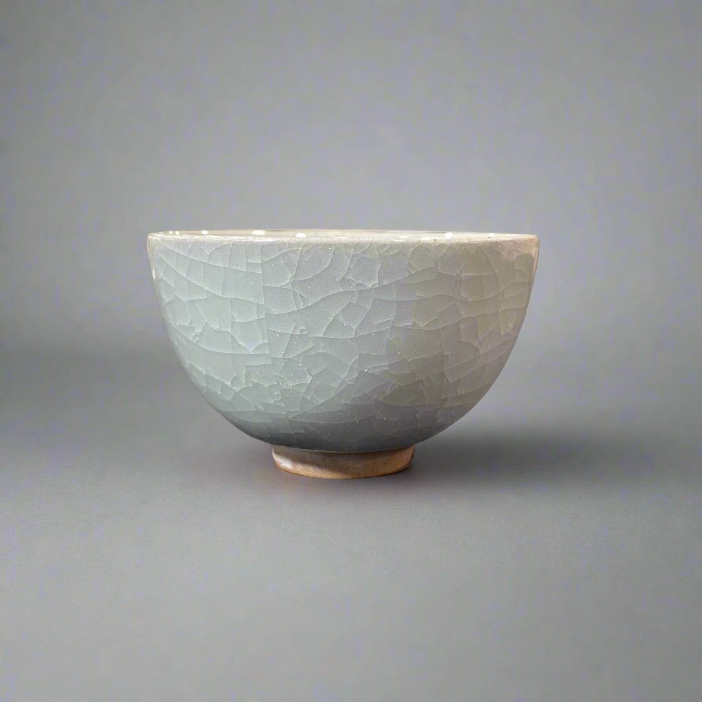 Fukui Craft Cracked Glaze Tea Cup - White
