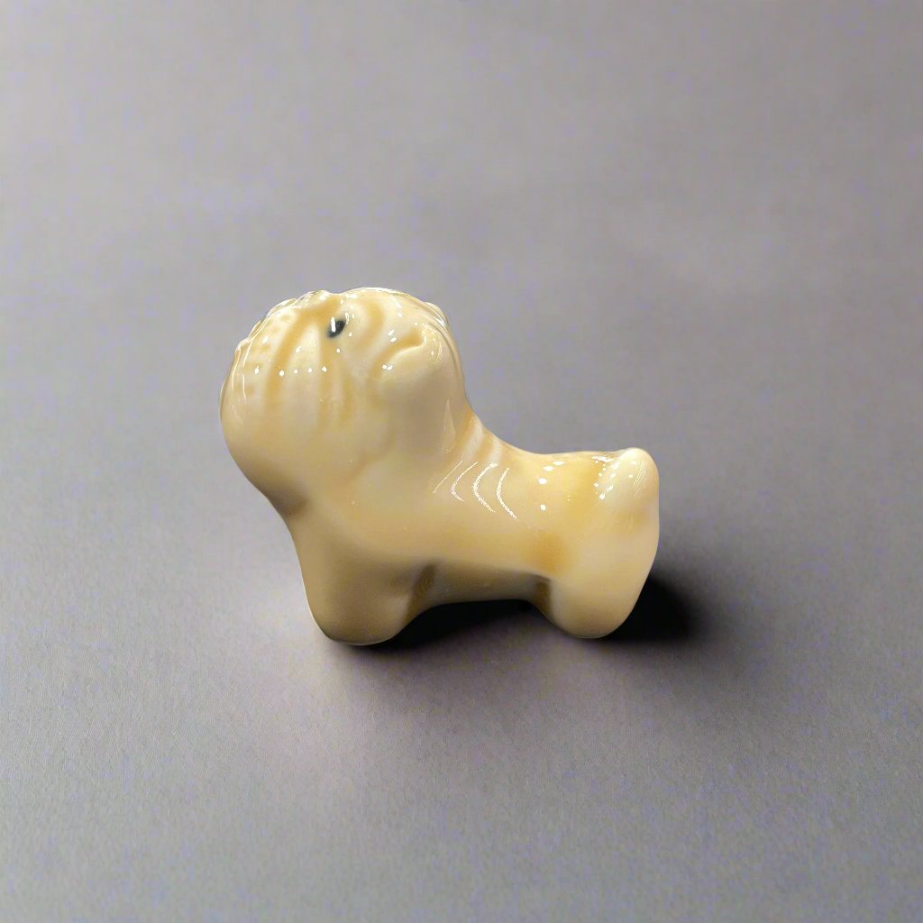 Mino ware Chopsticks Rest - Bull Dog
