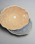 Ceramic Ai Embodied Flower Plate Set