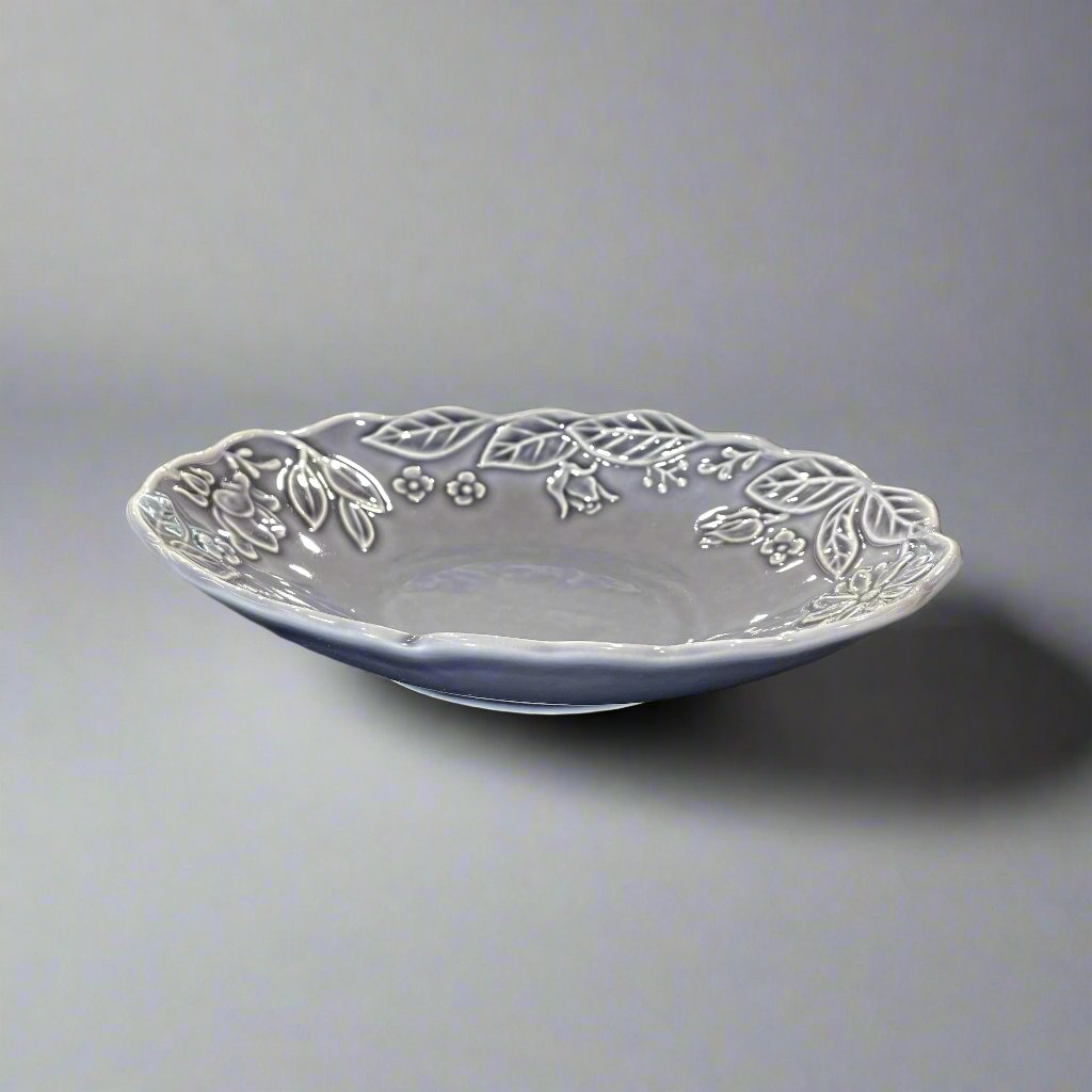 Ceramic Ai Embodied Flower Plate Set