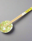 Chopsticks Gift Set - Rabbit and Flower Green