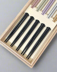 Japanese Chopsticks Gift Set - Champagne