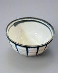 Navy Striped Rokubey Textured Bowl - 2 Colours