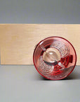 Kagami Edo Kiriko Crystal Sake Glass Pair Set - Crane 折鶴