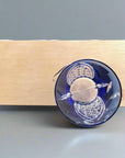 Kagami Edo Kiriko Crystal Sake Glass Pair Set - Crane 折鶴