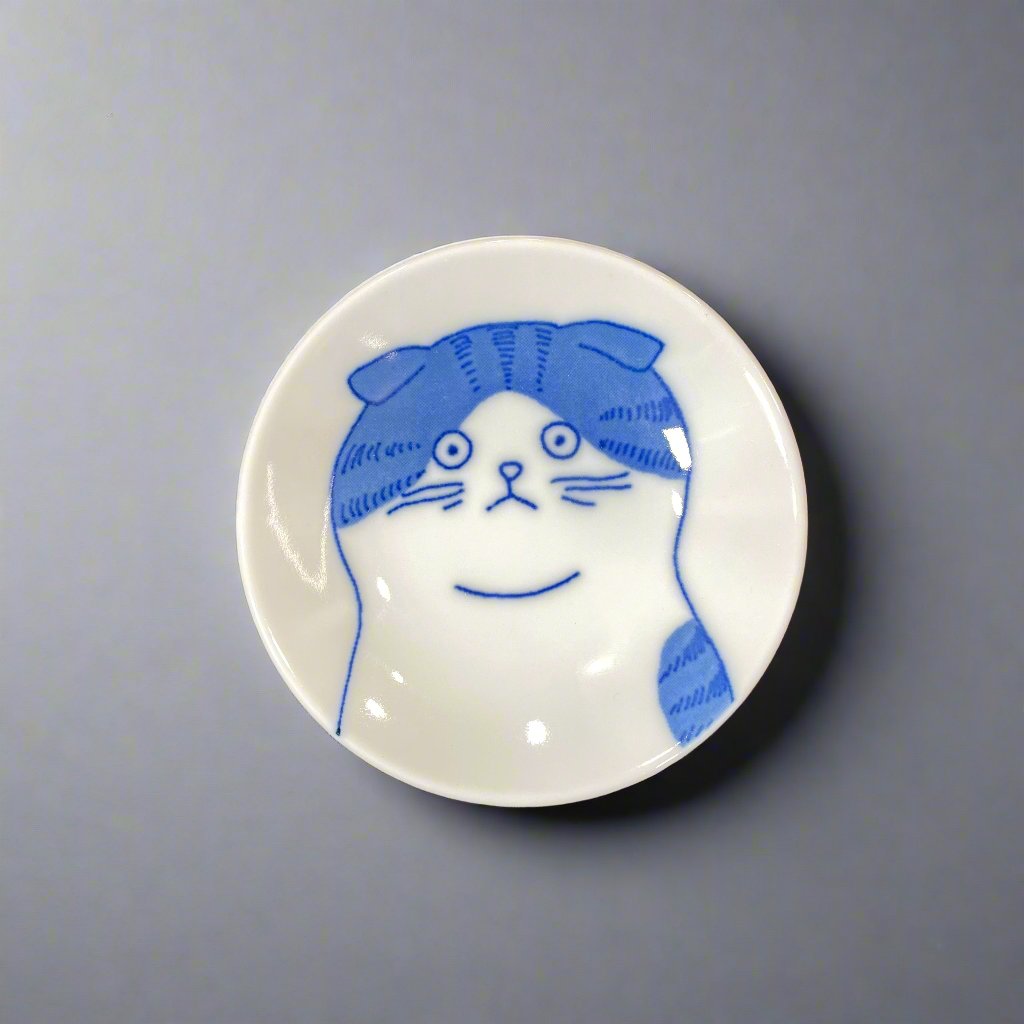 Fukui Craft Cat Pattern Mini Plate