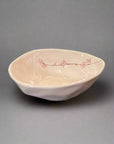 Pink Small Flower Triangle Bowl