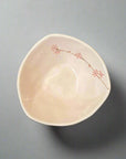 Pink Small Flower Triangle Bowl