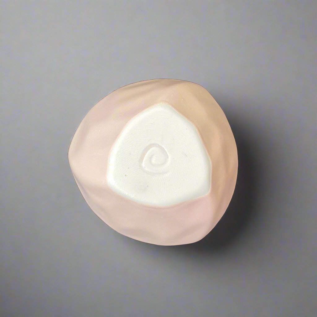 Pink Small Flower Triangle Bowl