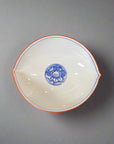 Arita-ware Peony Lemon-shape Bowl