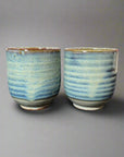 Fukui Craft Earthen Oribe Glaze Tea Cup