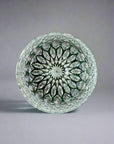 Toa Glass Edo Kiriko Crystal Whisky Glass by Satoshi Nabetani - Lotus 蓮華 (Green)