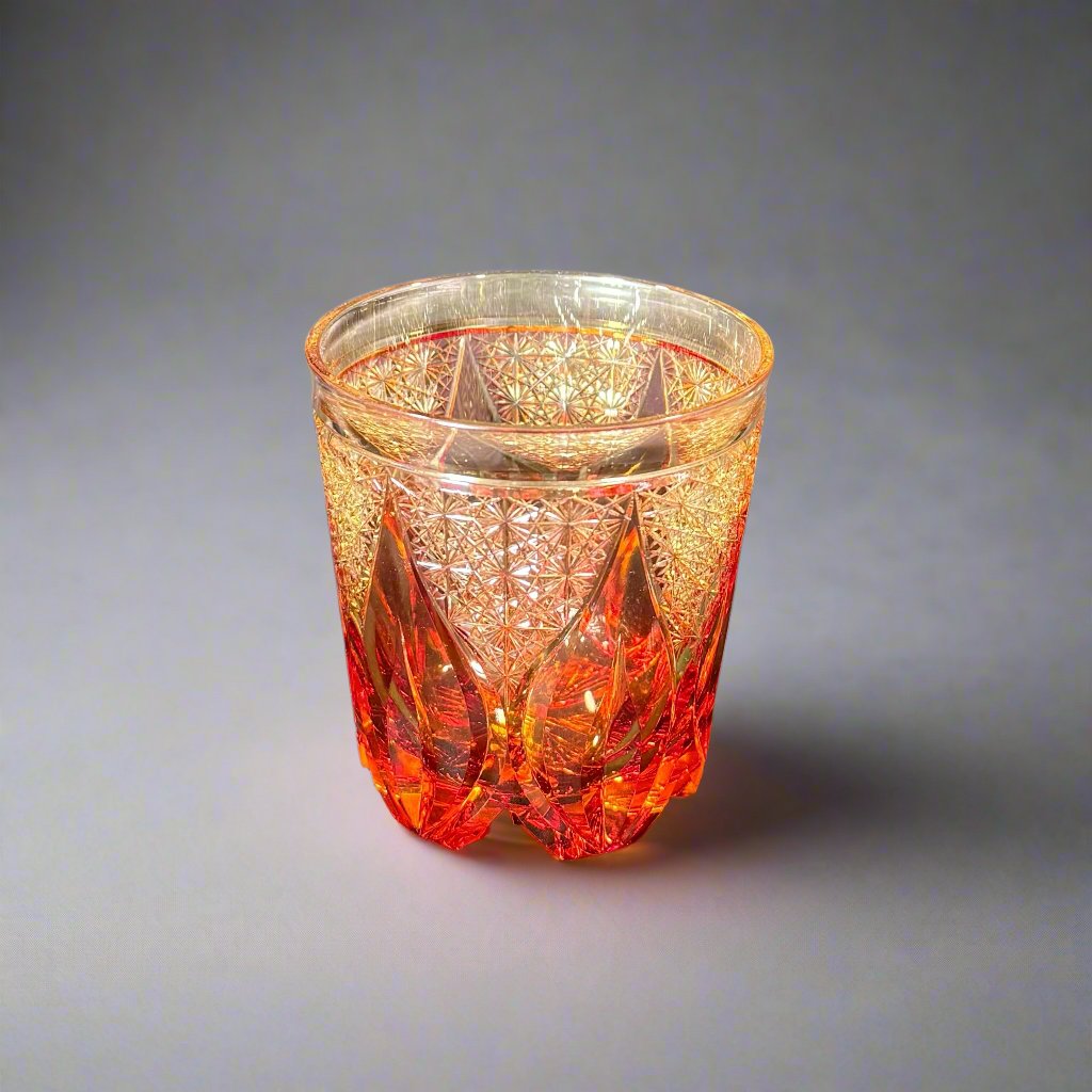 Nemoto Glass Edo Kiriko Whisky Glass by Kosho Nemoto - Shizuku 雫