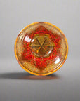 Nemoto Glass Edo Kiriko Whisky Glass by Kosho Nemoto - Shizuku 雫 (Amber Gold)