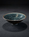 "Hyoen Tenmoku" 氷炎天目 Sake Cup by Daisuke Hashimoto