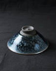 "Hyoen Tenmoku" 氷炎天目 Sake Cup by Daisuke Hashimoto