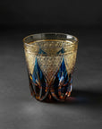 Nemoto Glass Edo Kiriko Whisky Glass by Kosho Nemoto - Shizuku 雫 (Amber Blue)