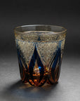 Nemoto Glass Edo Kiriko Whisky Glass by Kosho Nemoto - Shizuku 雫 (Amber Blue)