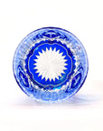 Haku Whisky Glass - Chrysanthemum Basket Blue