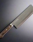 Masutani Kokuryu VG10 Damascus Nakiri 165mm Western Handle