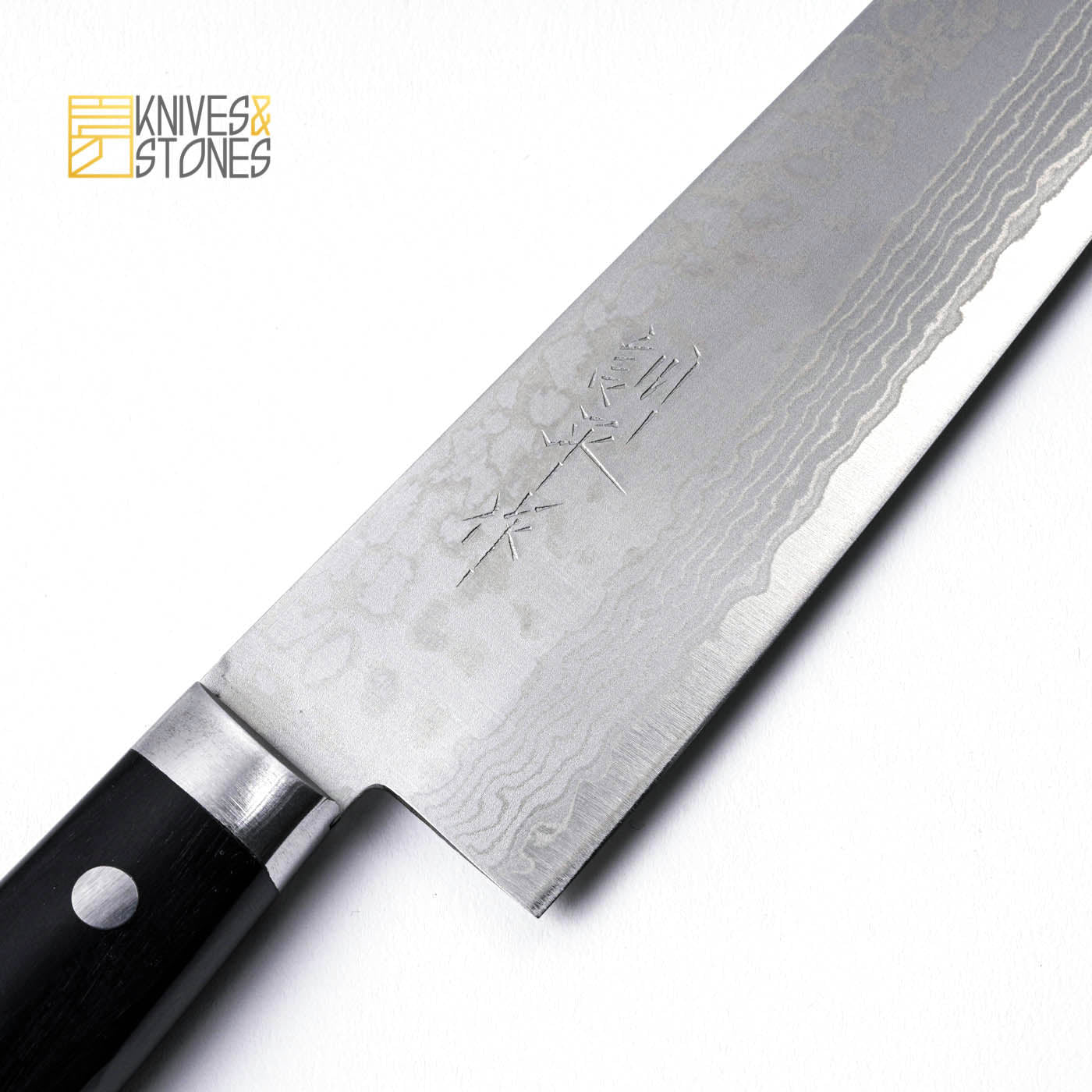 Masutani VG10 Damascus Gyuto 180mm Western Handle Kakumei