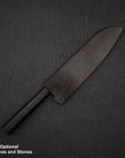 Myojin Cobalt Special COSP Santoku 180mm Ebony Handle