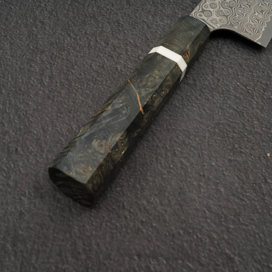 Nigara Anmon (暗紋) SG2 Damascus Nakiri 180mm