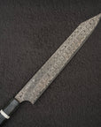 Nigara Anmon SG2 Raindrop Damascus Kiritsuki (K-tip) Sujihiki 255mm