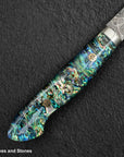 Nigara Anmon (暗紋) SG2 Raindrop Damascus Gyuto 240mm Mother-of-Pearl Inlay Handle