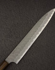 Nigara Aogami (Blue) Super Matt Migaki Tsuchime Sujihiki 240mm