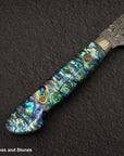 Nigara Anmon (暗紋) SG2 Raindrop Damascus Bunka 180mm Mother-of-Pearl Inlay Handle