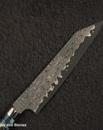 Nigara Anmon (暗紋) SG2 Raindrop Damascus K tip Petty 150mm Mother-of-Pearl Inlay Handle