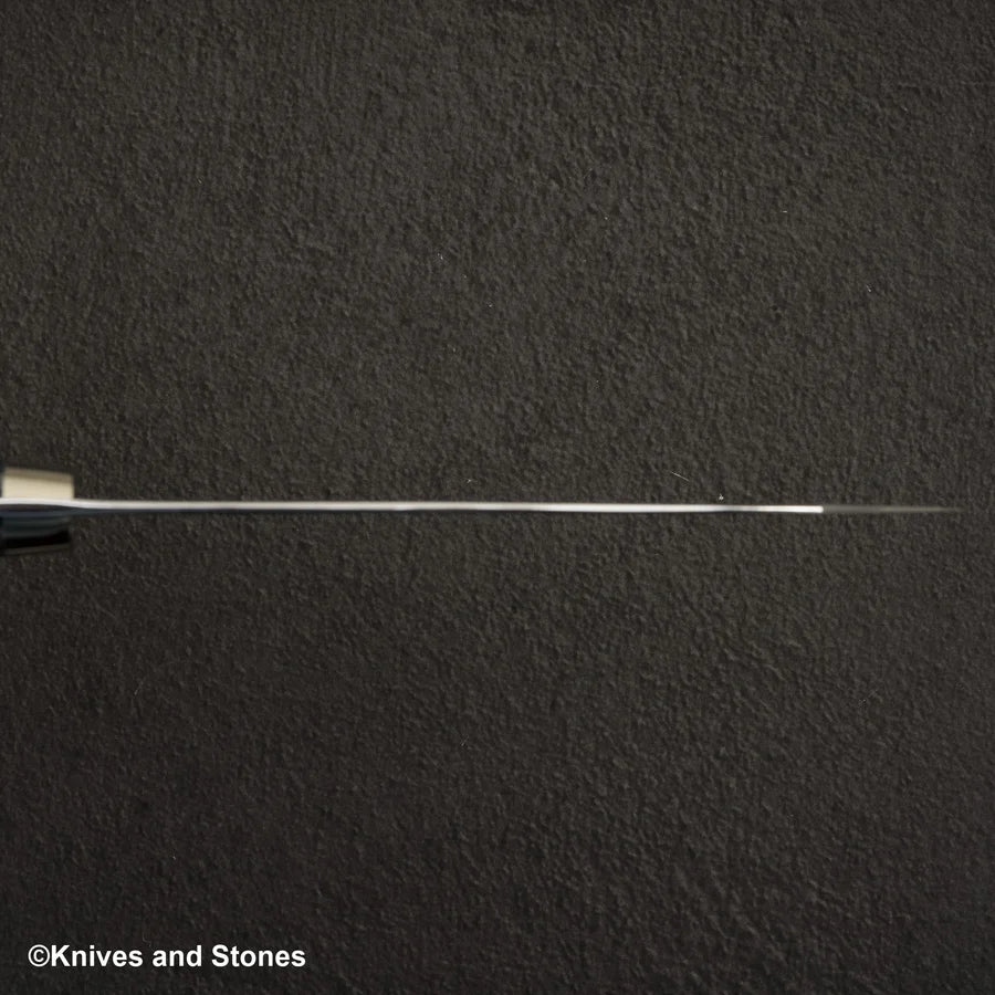 Nigara Anmon (暗紋) SG2 Raindrop Damascus K tip Petty 150mm Mother-of-Pearl Inlay Handle