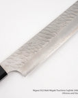 Nigara SG2 Matt Migaki Tsuchime Sujihiki 240mm