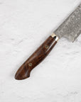 Nigara Anmon (暗紋) SG2 Raindrop Damascus Gyuto 210mm Western Ironwood