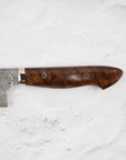 Nigara Anmon (暗紋) SG2 Raindrop Damascus Gyuto 210mm Western Ironwood