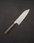 Nigara VG10 Damascus Tsuchime Santoku 175mm