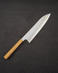 Nigara VG10 Damascus Tsuchime Gyuto 210mm Black Chacate Handle