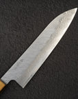 Nigara VG10 Damascus Tsuchime Gyuto 210mm Black Chacate Handle