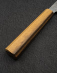 Nigara VG10 Damascus Tsuchime Gyuto 210mm Black Chacate Handle