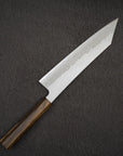 Nigara VG10 Damascus Tsuchime K-tip Gyuto 240mm Black Chacate Handle
