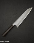 Nigara VG10 Damascus Tsuchime Gyuto 240mm Black Chacate
