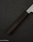 Nigara VG10 Damascus Tsuchime Gyuto 240mm Black Chacate