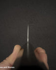 Nigara VG10 Damascus Tsuchime Gyuto 240mm Black Chacate