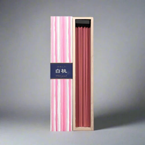 Nippon Kodo Kayuragi Incense Sticks - White Peach 白桃