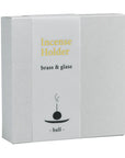 Kousaido Incense Holder Brass & Glass - Ball