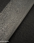 Shiro Kamo Kurokumo SG2 Black Damascus Nakiri 180mm Ebony